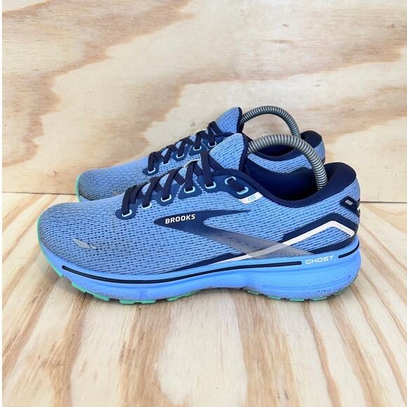 Brooks Blue Athletic Running Shoes with Mesh Upper - Picture 3 of 9